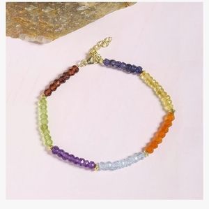 Sterling silver beaded bracelet